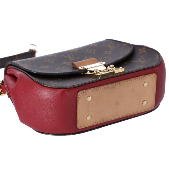 Louis Vuitton Eden PM Monogram Shoulder Bag M40731 Rouge Monogram Canvas - Picture 7 of 10